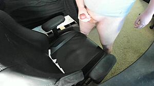 Ginger Teen Explodes Huge Cum Load During Solo Masturbation