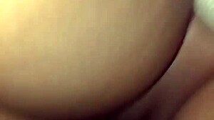 Ebony homemade porn with big ass and wet pussy orgasm