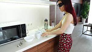 Petite teen takes stepbrother's monster cock in ass to keep secret