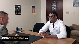 Ebony Mother-In-Law's Interracial Threesome