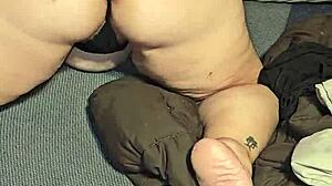 Big thong ass milf shakes it!