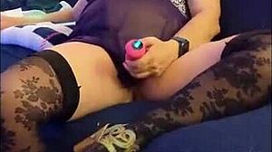 Hotwife Steffi Dances with Pussy Lips Exposed