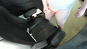 Ginger Teen Explodes Huge Cum Load During Solo Masturbation