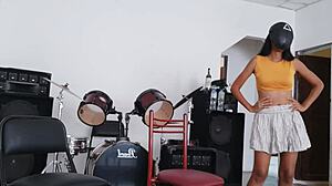 Brunette and Stepsister Celebrate Independence Day