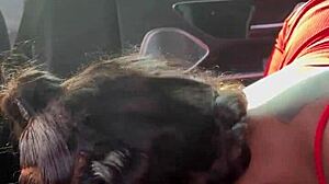 Enjoying A Sloppy Treat By The Lake