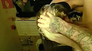 Hot blonde wife deepthroating that big cock 😍