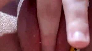 Close Up of Wet Solo Masturbation, Rubbing Clit and Cumming Hard