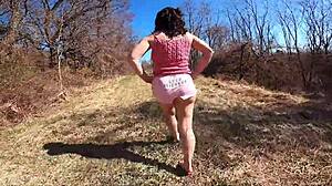 43yo Wife FLASHES Her HUGE BIG ASS At The Park