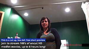 In the Florida hospital, patient Lola Lynn gets felt up by student interns including Bruno Reup