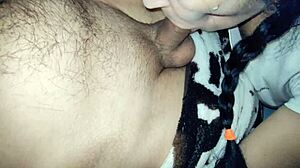 i give my wife a deep throat blowjob and finger her ass so good