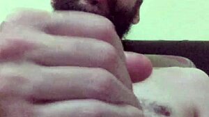 Solo Brazilian Amateur Strokes Huge Cock Close Up In Bedroom Homemade