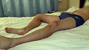 wife with lover in hotel, creampie close up