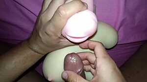 Blowjob and tits in first threesome with Kissy and Sally.