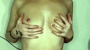 British coed enjoys solo toy play leading to orgasm.