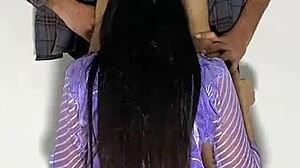 school math teacher fucked english teacher hard in bathroom with big cock