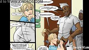 Hot And Fast - Restaurant Staff Interracial Orgy In Kitchen