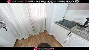 Brunette Short Hair Wild Frida Enjoys Intimate Moments Before Intense Encounters In Vr