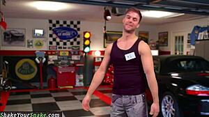 doggystyle banged petite 18+ bounces on cock 😘