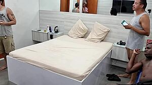 Young Brazilian Alicia Ribeiro Screams in Backstage Quickie with Cum and Blowjob