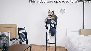 Maris' Very First Casting Interview With Big Black Cock Blowjob