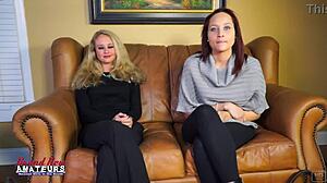 Kennedy and Carlee Enjoy Dick