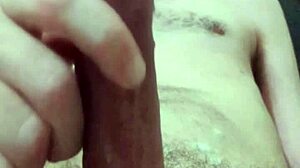 Solo Brazilian Amateur Strokes Huge Cock Close Up In Bedroom Homemade