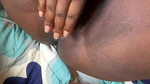 wet tight asshole drips during masturbation closeup