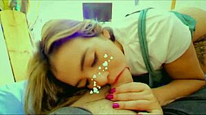 Latina influencer gives blowjob on snap