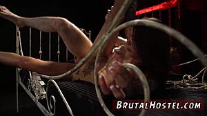 Brunette Teen 18+ Bound In Interracial Anal Domination With Felicity