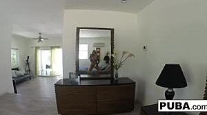 Hot Blonde Babe Brooklyn Records Herself Masturbating