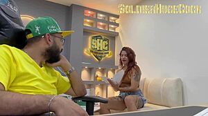 My friend helps organize papers & we end up fucking