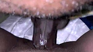 cum all over this ebony milf's cream