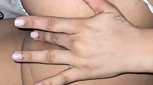 i masturbate with hot asian milf's big tits and squirting pussy!