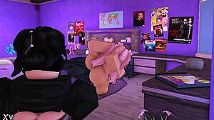 Hey, getting mounted and throatfucked by that horny futanari with her monster cock pounding my ass and pussy