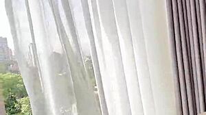 Tricking girlfriend with horny stepsister's cowgirl creampie