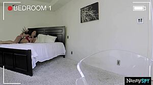 Boss makes Amia Miley swallow his cock to save her job