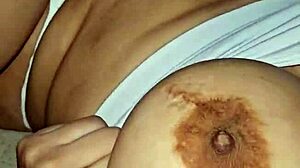 i masturbate with hot asian milf's big tits and squirting pussy!