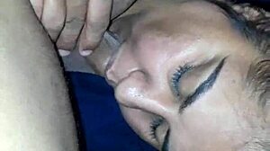 Indian birch sucking dick in homemade interracial