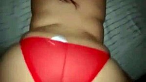 My mother-in-law has such a nice ass in this homemade latina scene.