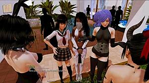 what's your fantasy? in harem hotel 169, players engage in provocative hotel adventures and game challenges