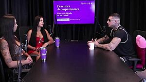 I wouldn't be passive, but I did a scene with seven men and a transsexual to stand out