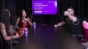 I wouldn't be passive, but I did a scene with seven men and a transsexual to stand out