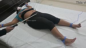 Indian girl experiences bdsm fun with intense actions