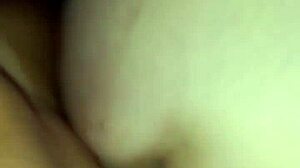 blonde lady squirts hard during deepthroat blowjob with black cock