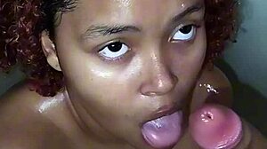 Hot Bath Ends with Cum on Face!