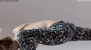 Russian Hot Hairy Gymnast Rita Mochalkina Spreading Naked in Gym