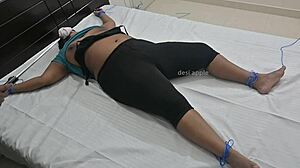 Indian girl experiences bdsm fun with intense actions