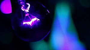 Samantha Saint Lesbian Black Light