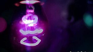 Samantha Saint Lesbian Black Light