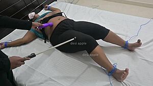 Indian girl experiences bdsm fun with intense actions